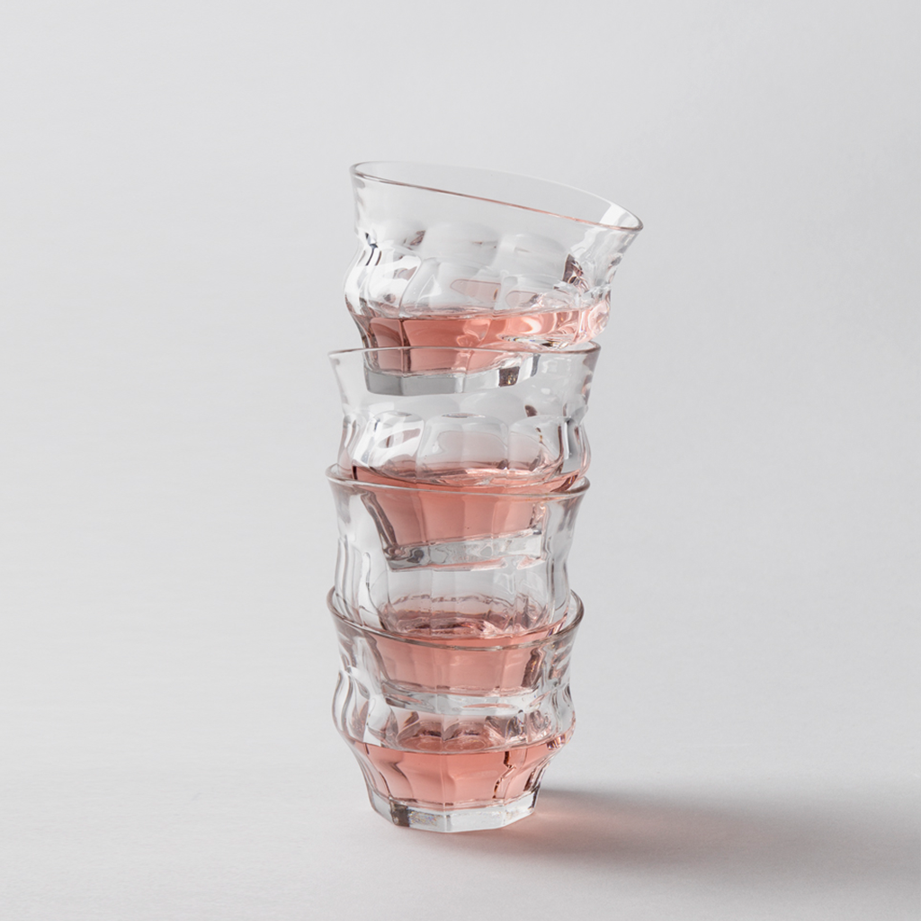 Large Glass Cups - Set of 4 - Summer – Slowdown Studio